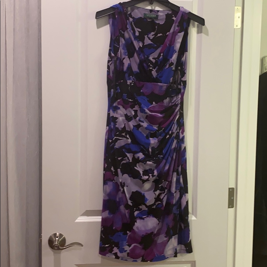 Lovely V-Neck Floral Dress